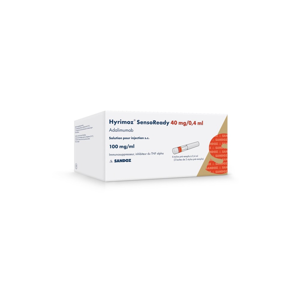 HYRIMOZ SensoReady sol inj 40 mg/0.4ml 6 x 0.4 ml