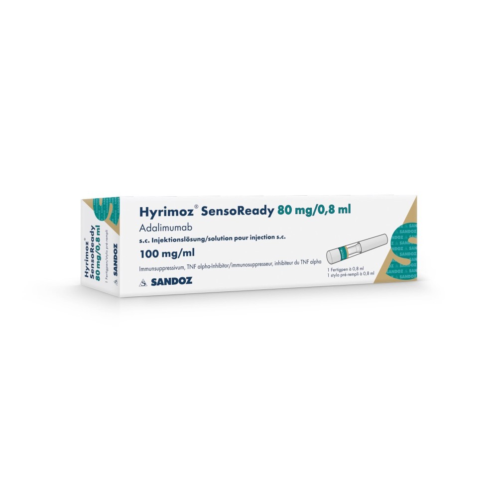 HYRIMOZ SensoReady sol inj 80 mg/0.8ml 0.8 ml