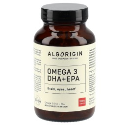 ALGORIGIN Omega 3 DHA+EPA caps fl verre 90 pce