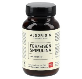 ALGORIGIN Spiruline Fer cpr bio (n) 120 pce