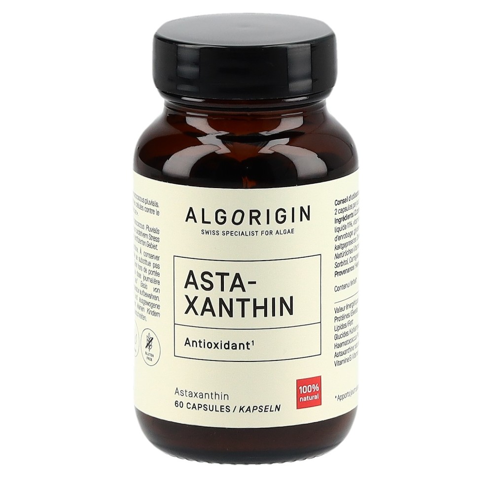 ALGORIGIN Astaxanthine caps (n) fl verre 60 pce