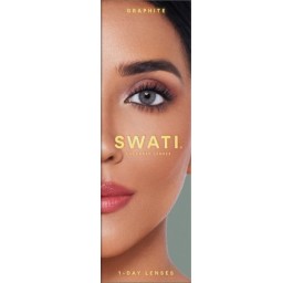 SWATI Kontaktlinsen 1 Tag GRAPHITE 5 paire