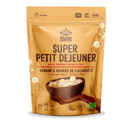 ISWARI super pet dej banane cacahuète bio 360 g