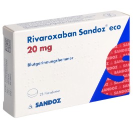 RIVAROXABAN Sandoz eco cpr pell 20 mg 28 pce