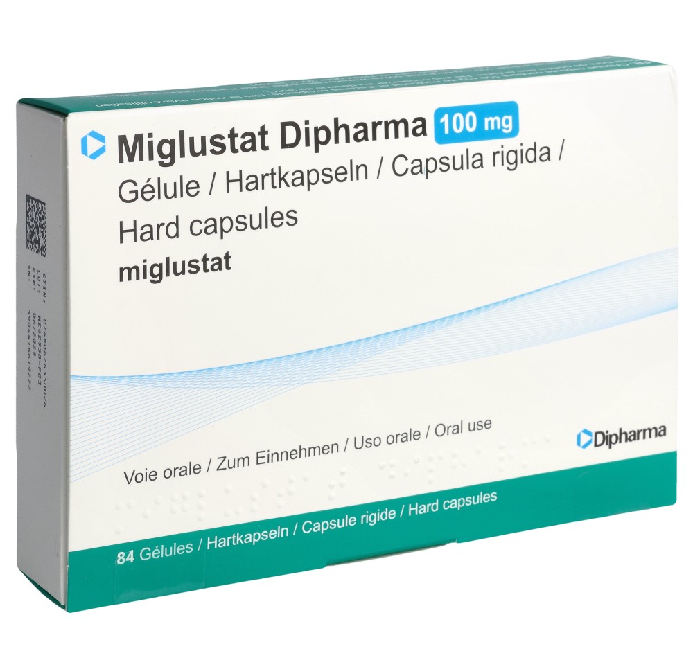 MIGLUSTAT Dipharma caps 100 mg 84 pce