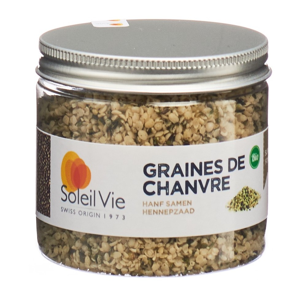 SOLEIL VIE graines de chanvre bio bte 120 g