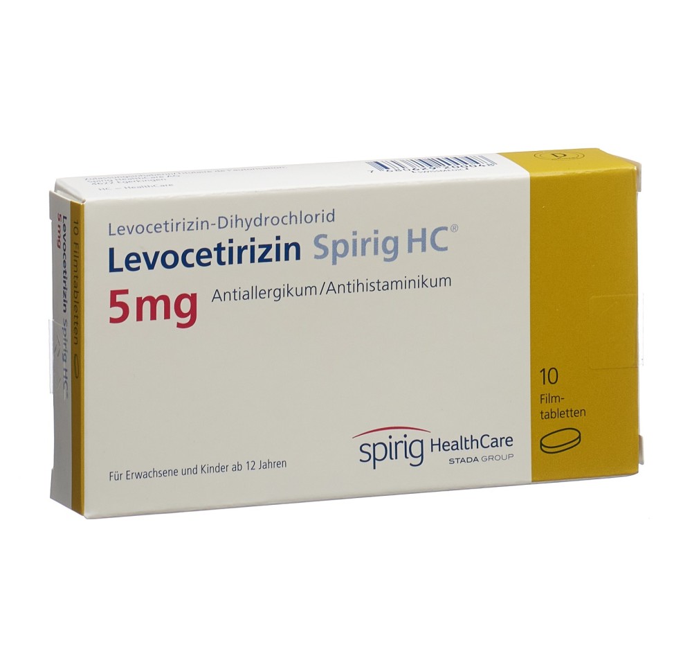 LEVOCETIRIZINE Spirig HC cpr pell 5 mg 10 pce