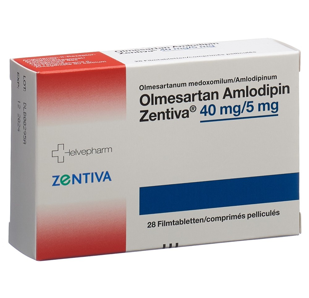 OLMESARTAN AMLO Zentiva cpr pell 40/5 mg 28 pce
