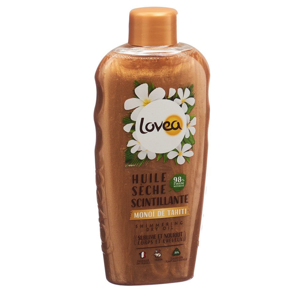 LOVEA huile sèche scintill Monoï de Tahiti 150 ml