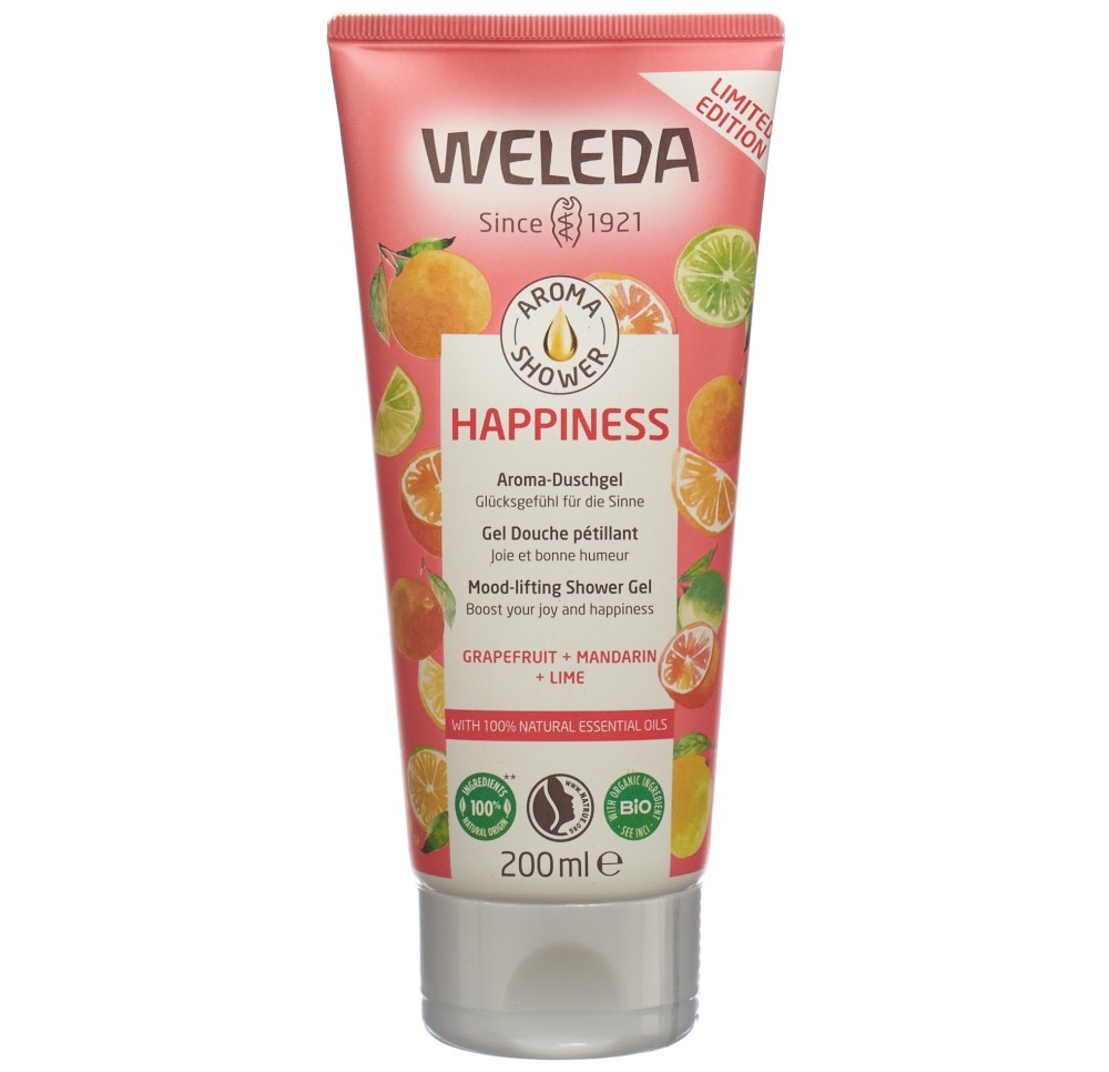 WELEDA shower gel happiness grapefruit tb 200 ml