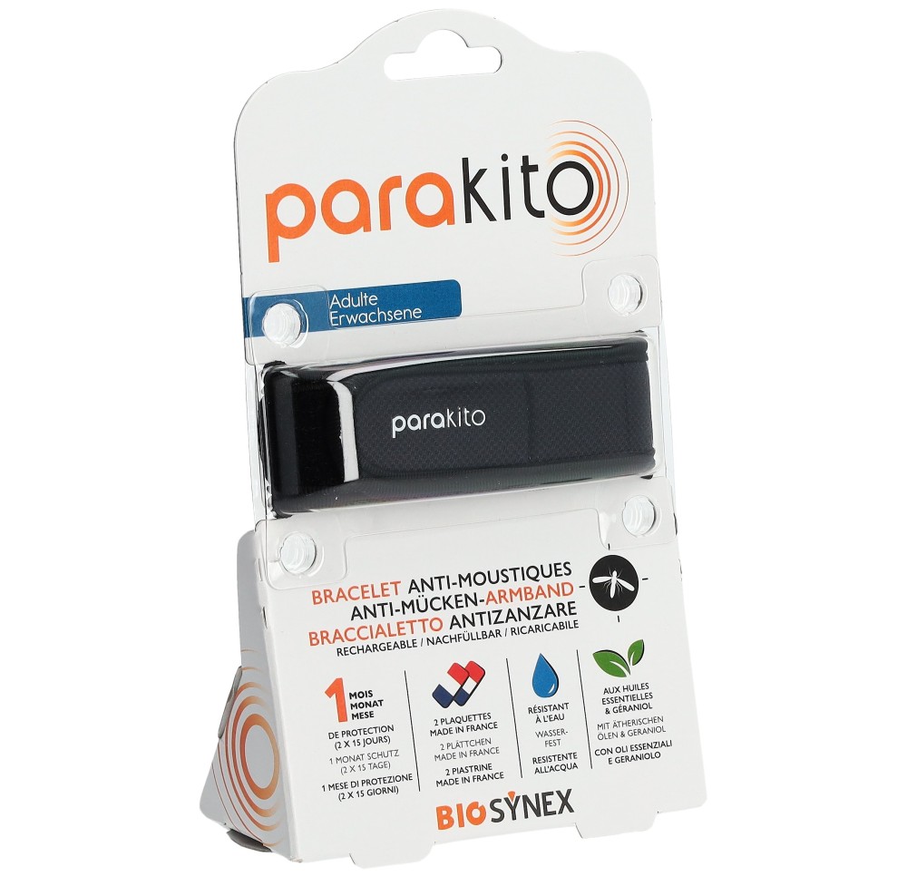 PARAKITO bracelet adulte noir