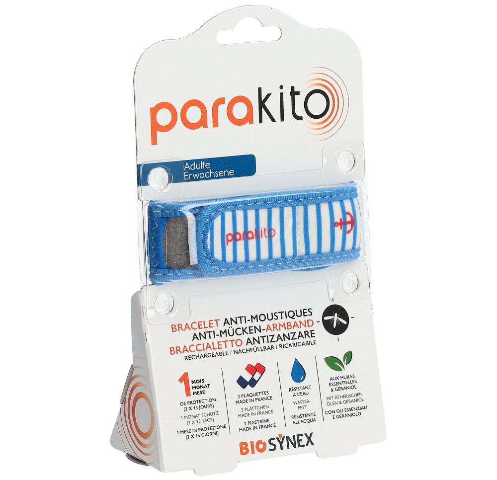 PARAKITO bracelet adulte graphic marin