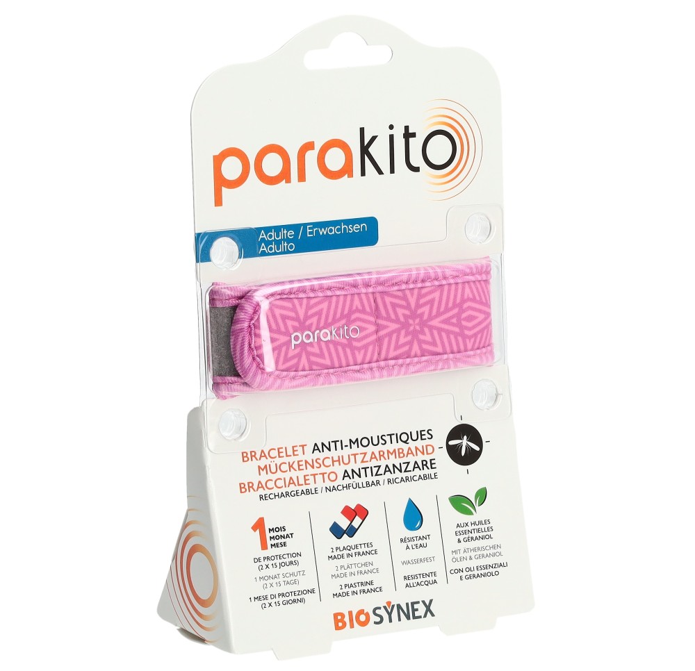 PARAKITO bracelet adulte graphic violet