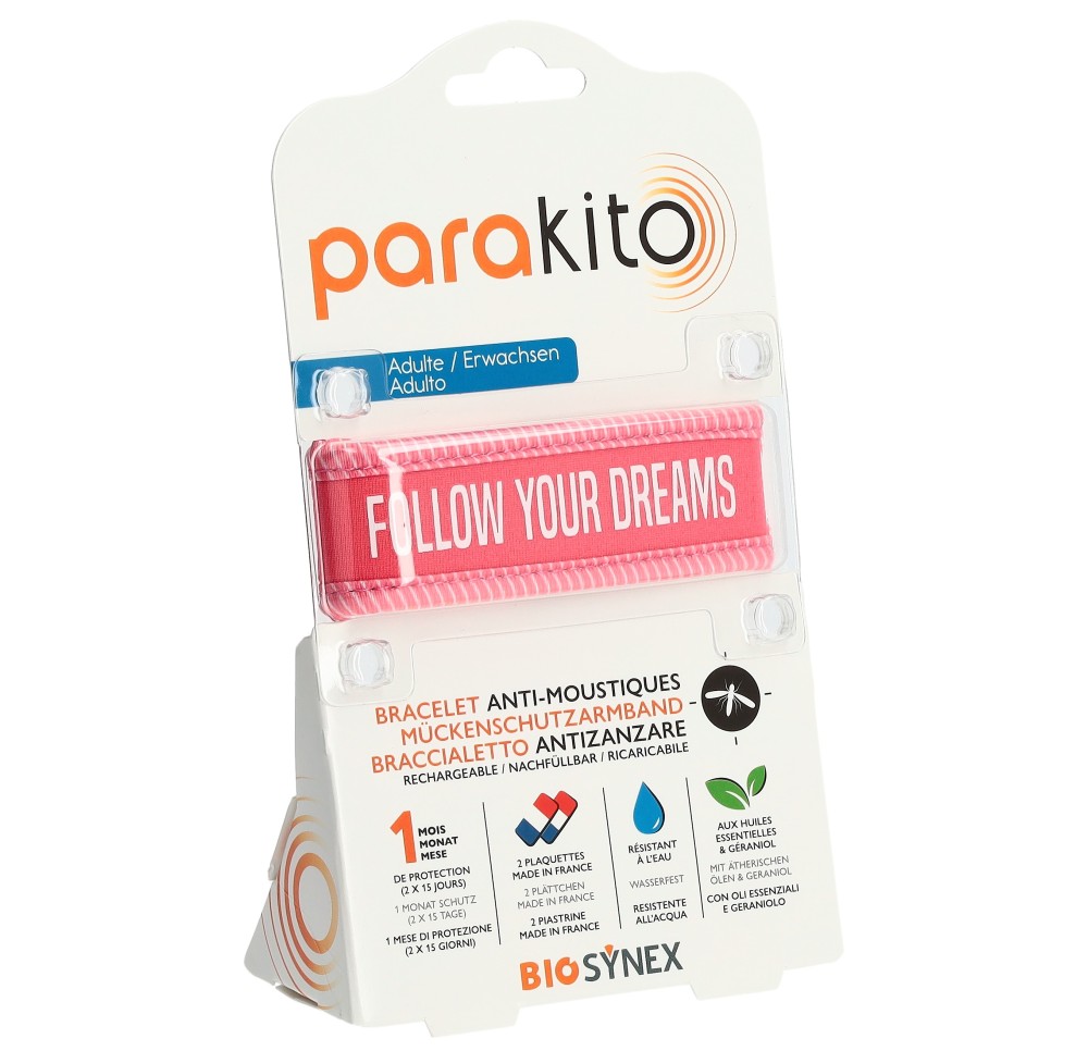 PARAKITO bracelet adulte Follow Dreams fuchsia
