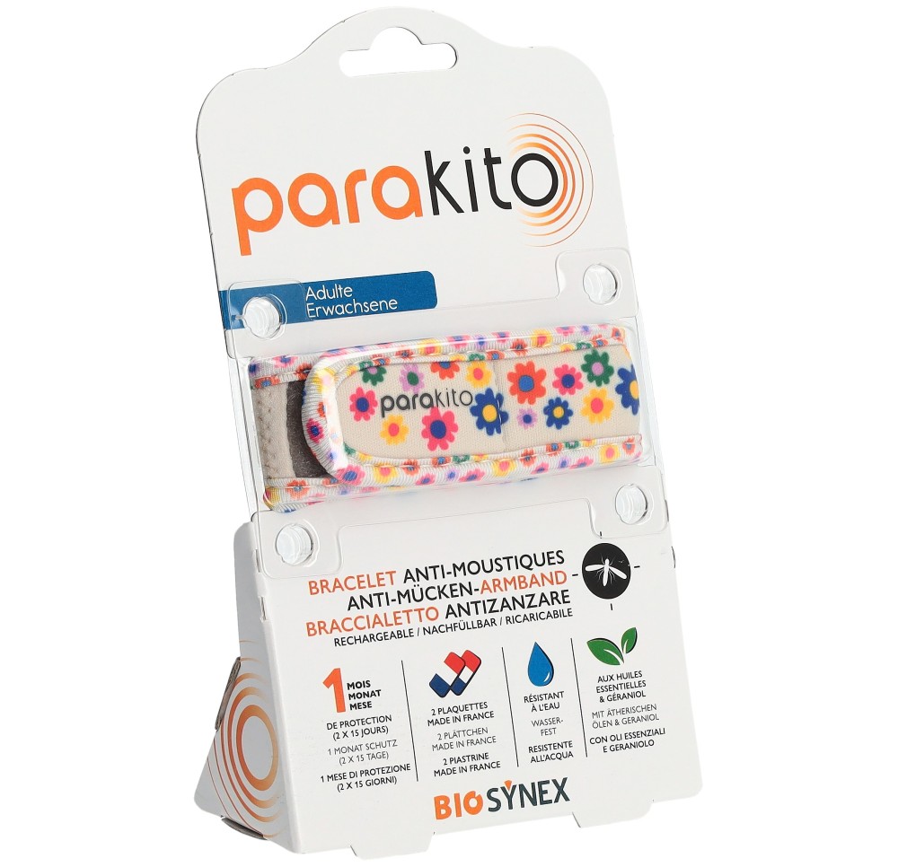 PARAKITO bracelet adulte Fun fleur