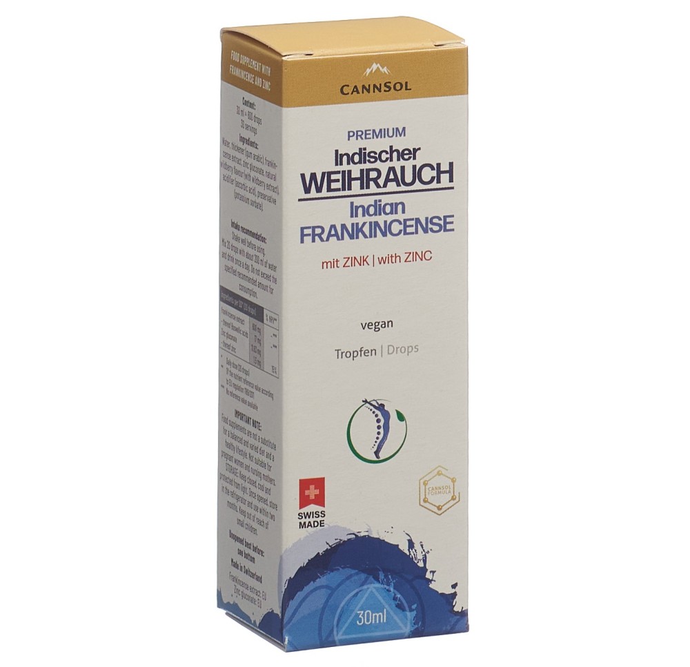 CANNSOL encens indien zinc solub eau fl pip 30 ml
