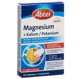 ABTEI Magnesium + potassium dépôt cpr (nv) 30 pce