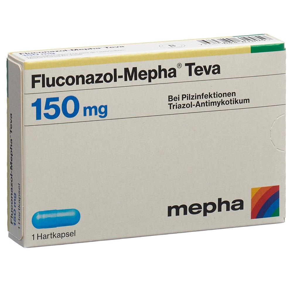 FLUCONAZOL Mepha Teva caps 150 mg