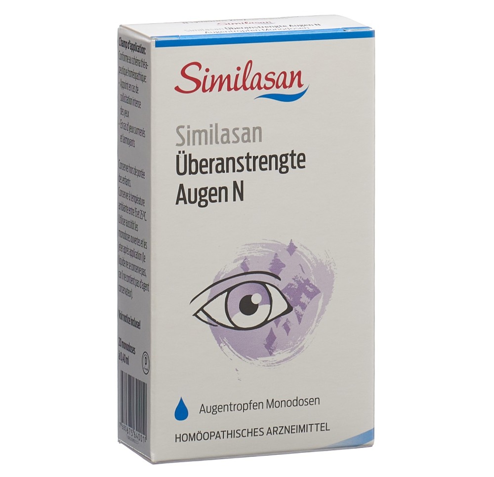 SIMILASAN yeux surmenés N monodoses 20 x 0.4 ml