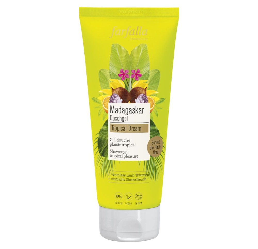 FARFALLA Gel douche Madagascar tb 200 ml