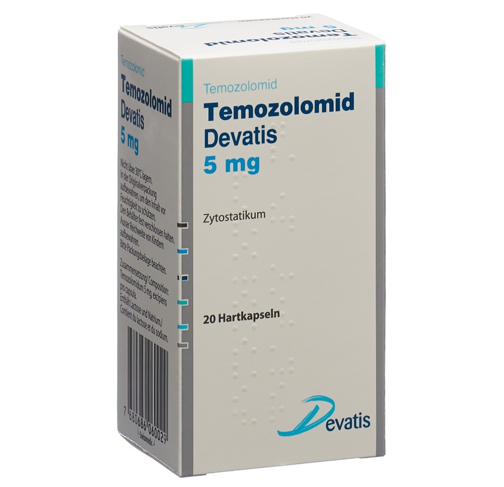 TEMOZOLOMID Devatis caps 5 mg fl 20 pce