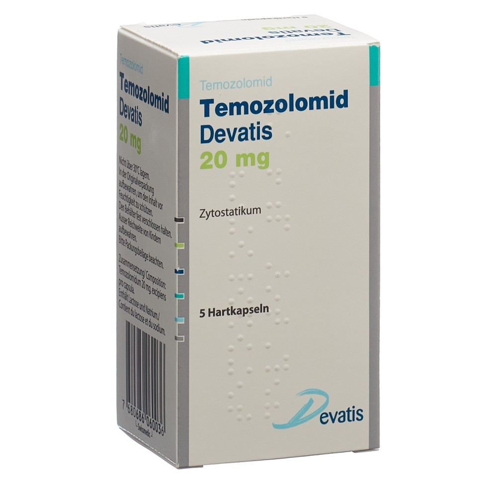 TEMOZOLOMID Devatis caps 20 mg fl 5 pce