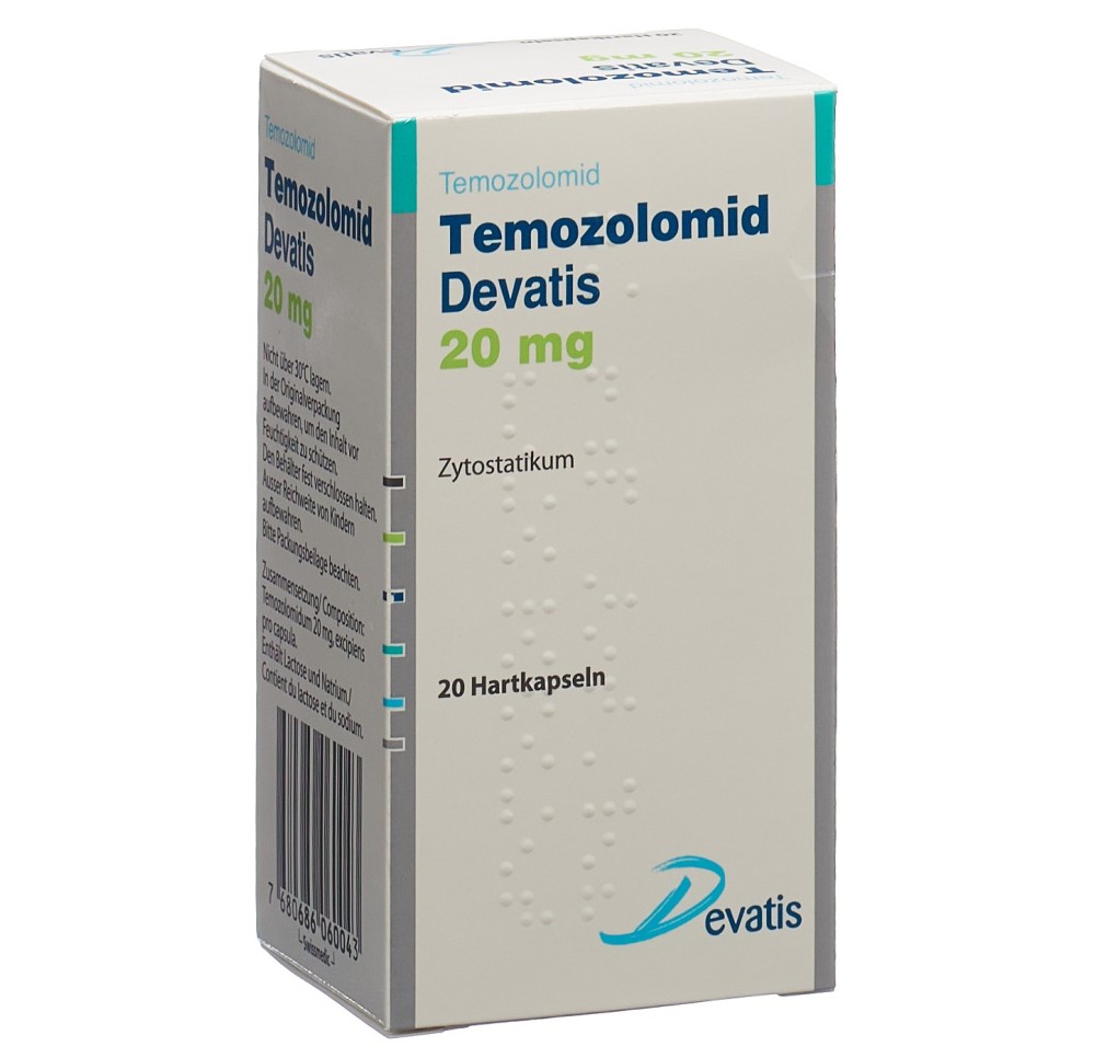 TEMOZOLOMID Devatis caps 20 mg fl 20 pce
