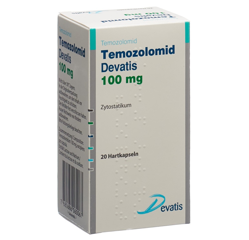 TEMOZOLOMID Devatis caps 100 mg fl 20 pce
