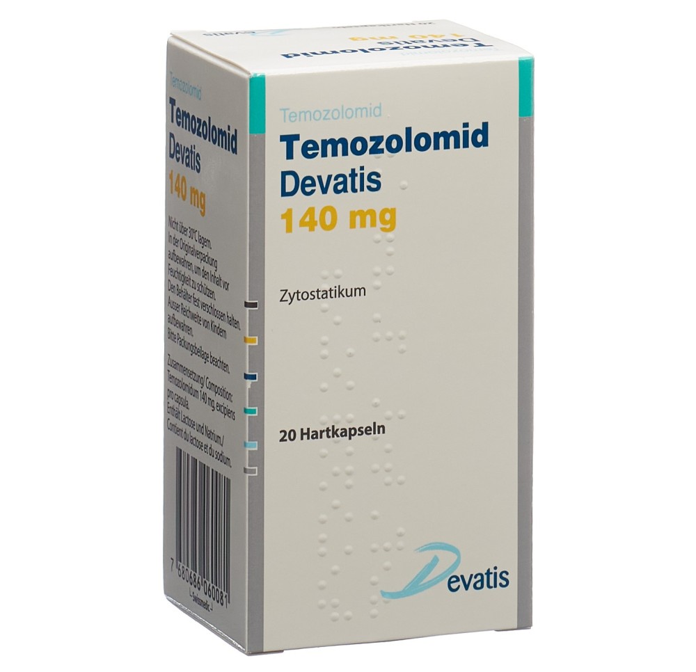 TEMOZOLOMID Devatis caps 140 mg fl 20 pce