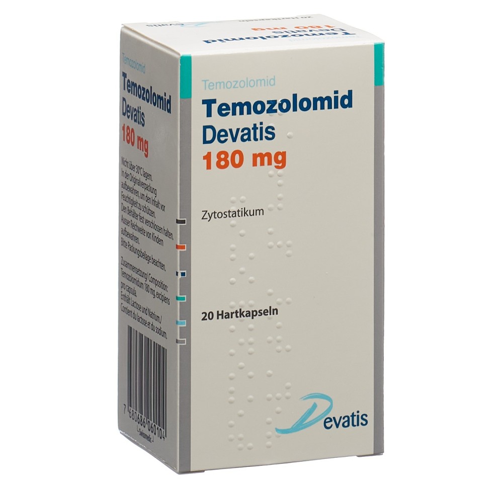 TEMOZOLOMID Devatis caps 180 mg fl 20 pce