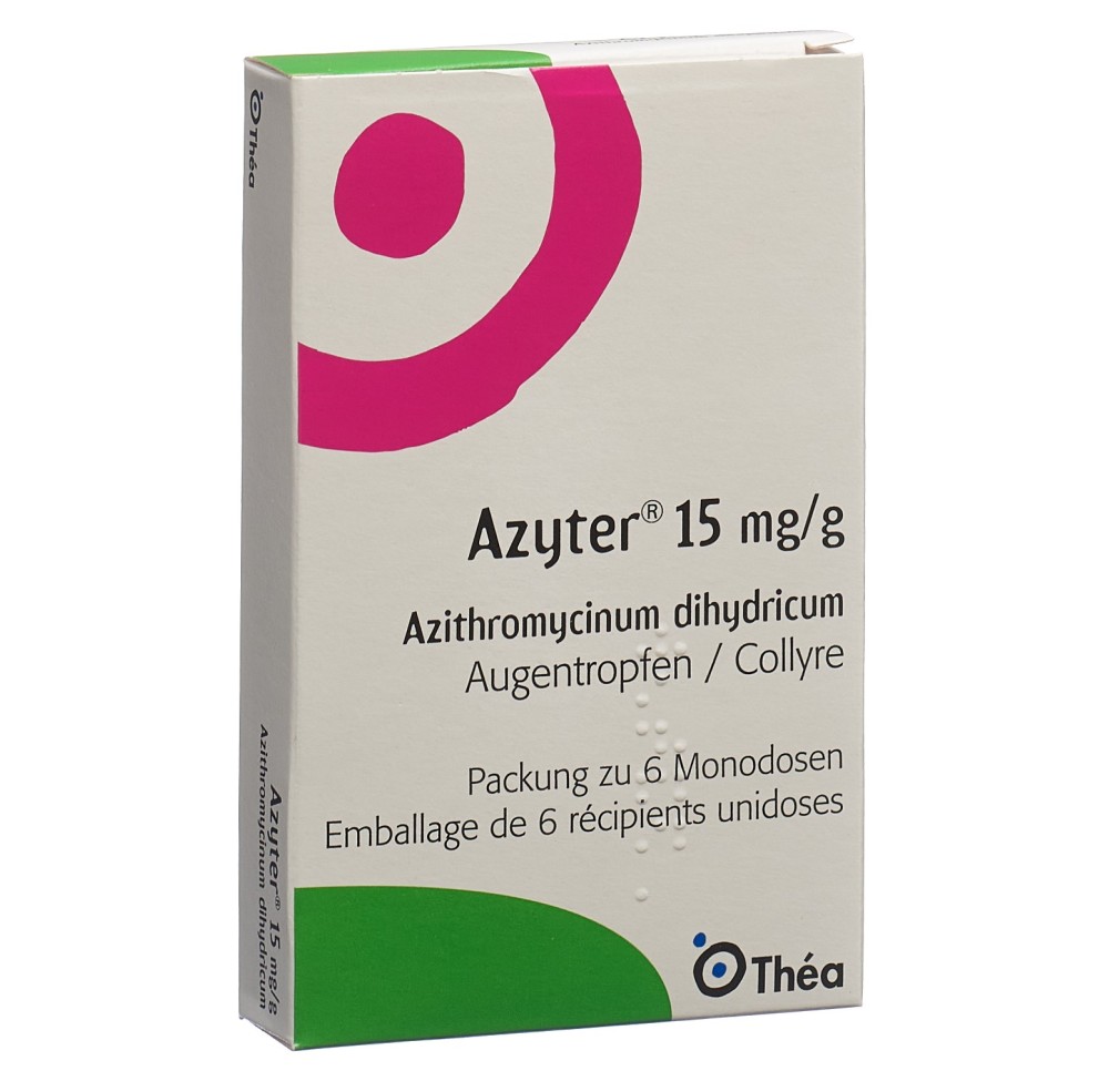 AZYTER gtt opht 15 mg/g 6 unidos 0.25 g