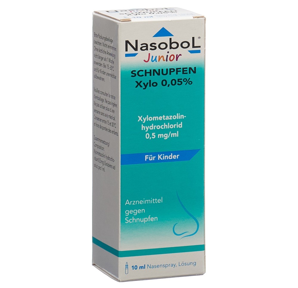 NASOBOL Junior rhume Xylo 0.05 % fl 10 ml