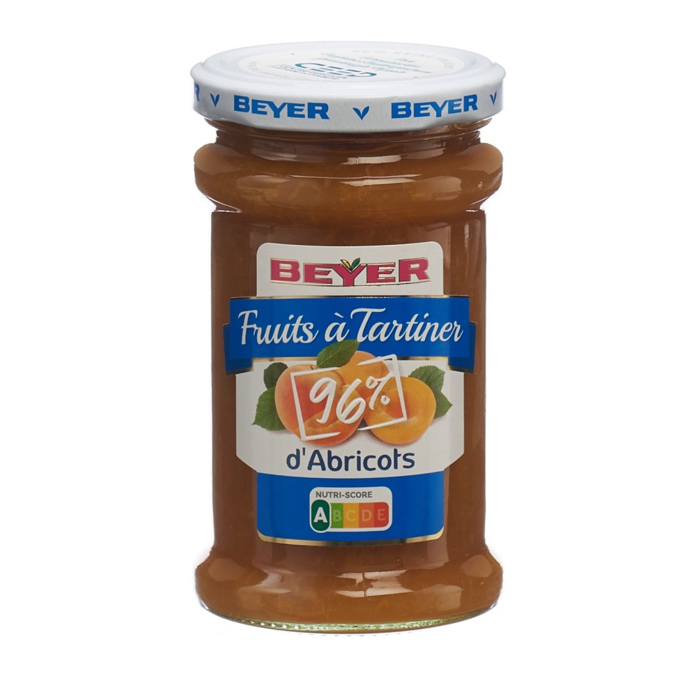 BEYER fruits à tartiner abricots verre 240 g