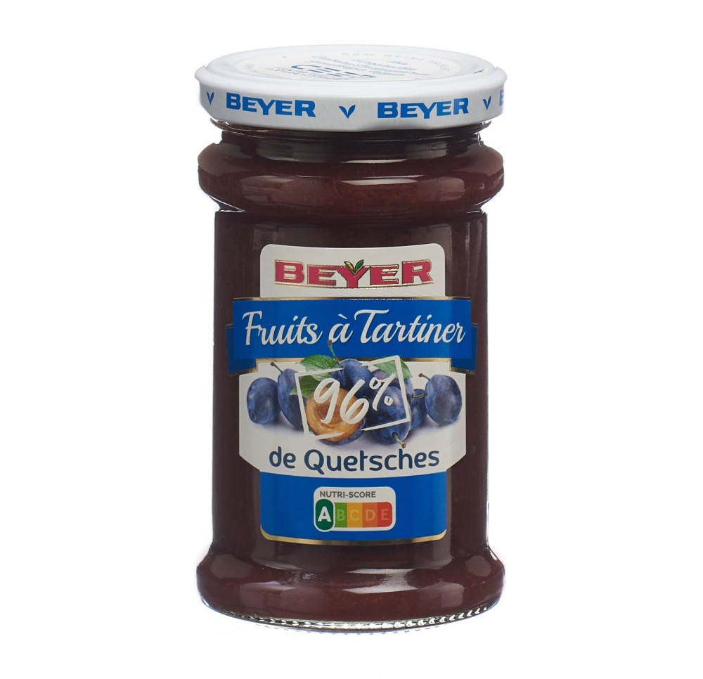 BEYER fruits à tartiner quetsches verre 245 g