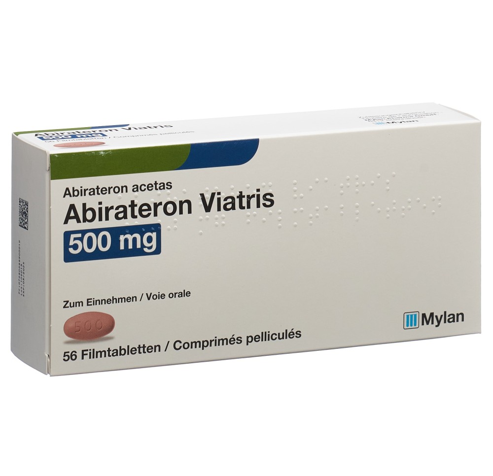 ABIRATERON Viatris cpr pell 500 mg 56 pce