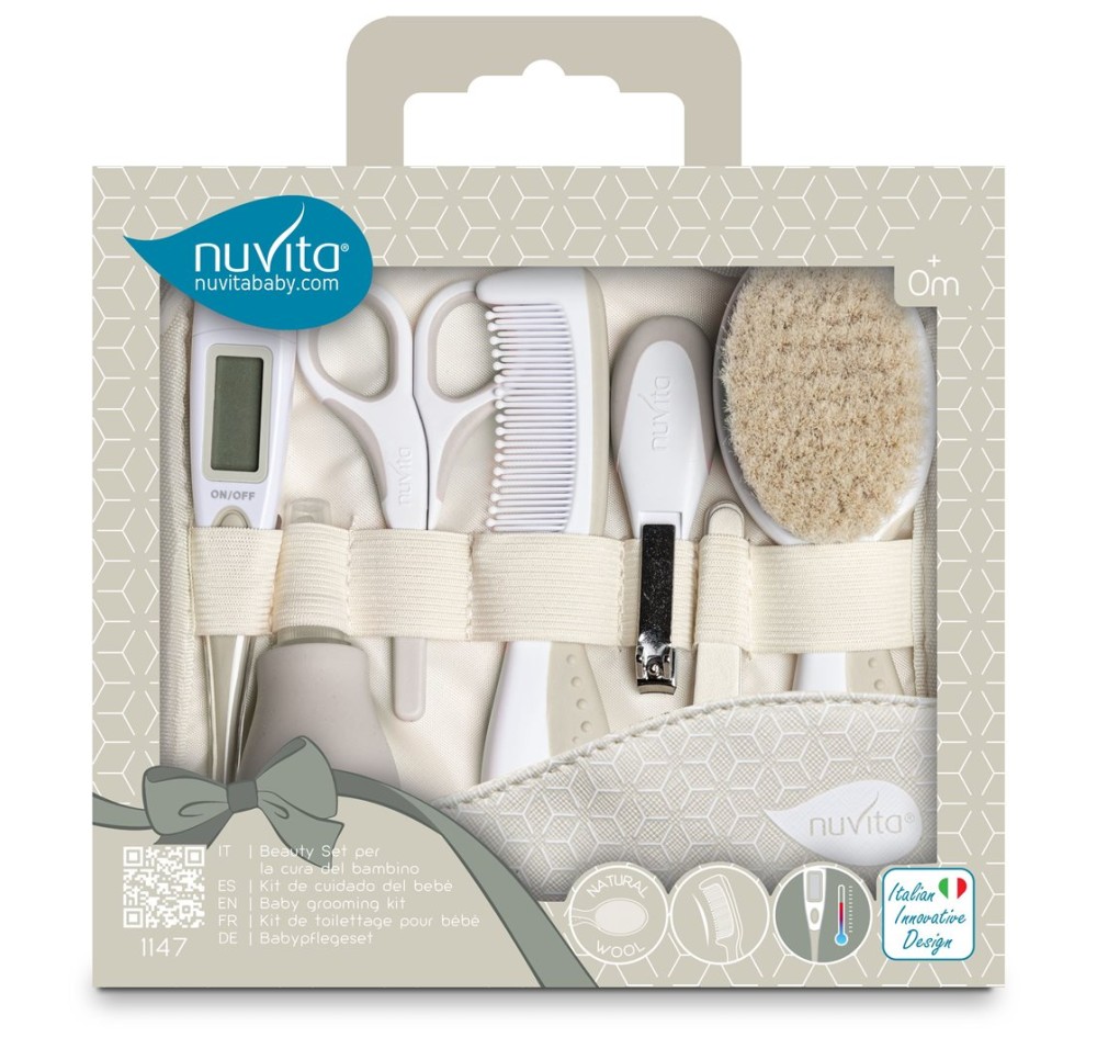 NUVITA kit de soin pour bébé beige thermo