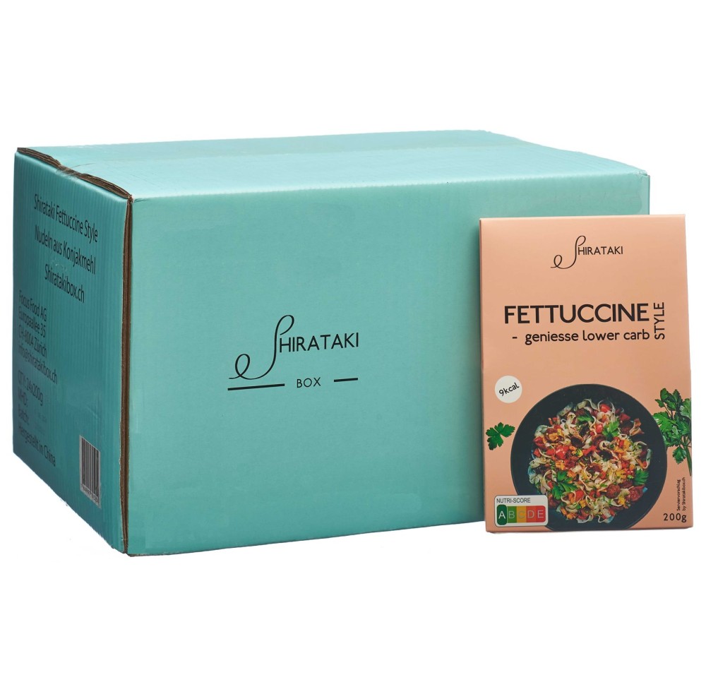SHIRATAKI BOX Fettuccine Style s gluten 24 x 200 g