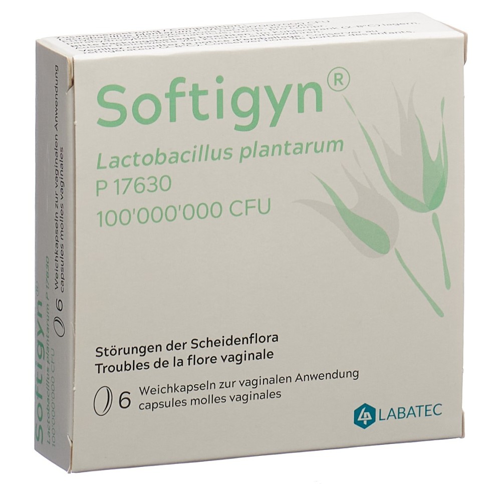 SOFTIGYN caps vag 100 mio U 6 pce