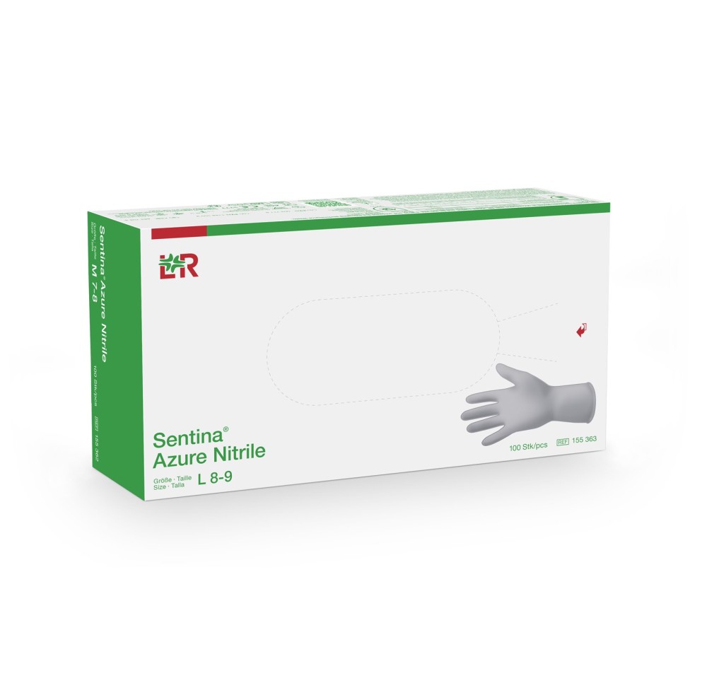 SENTINA gants d'examen L nitril non poudr 100 pce