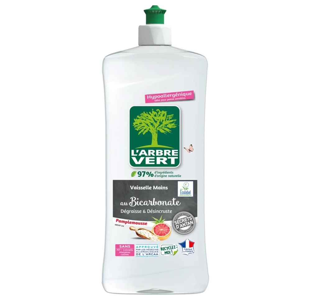 L'ARBRE VERT liquide vaisselle bicar pample 750 ml