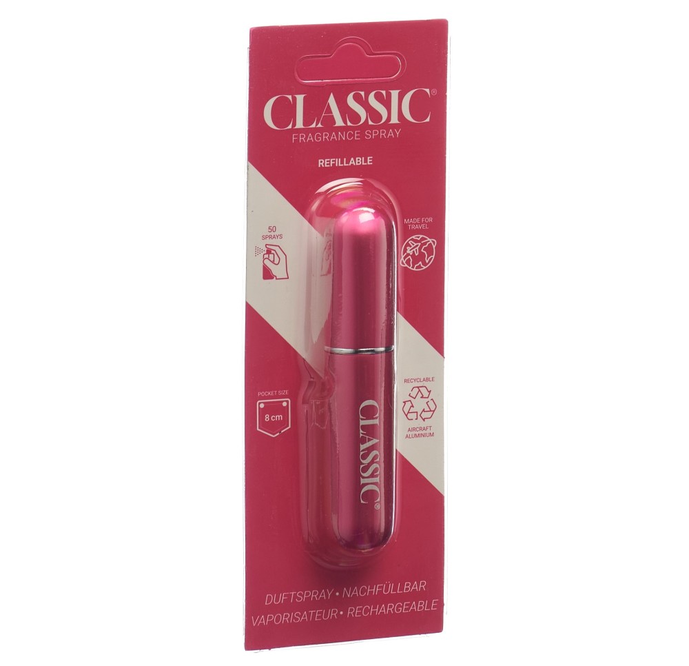 CLASSIC fragrance spray rechargeable rose