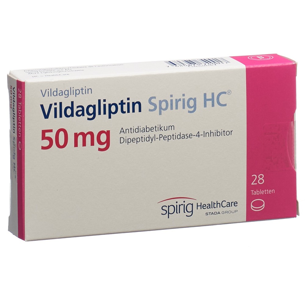 VILDAGLIPTINE Spirig HC cpr 50 mg 28 pce
