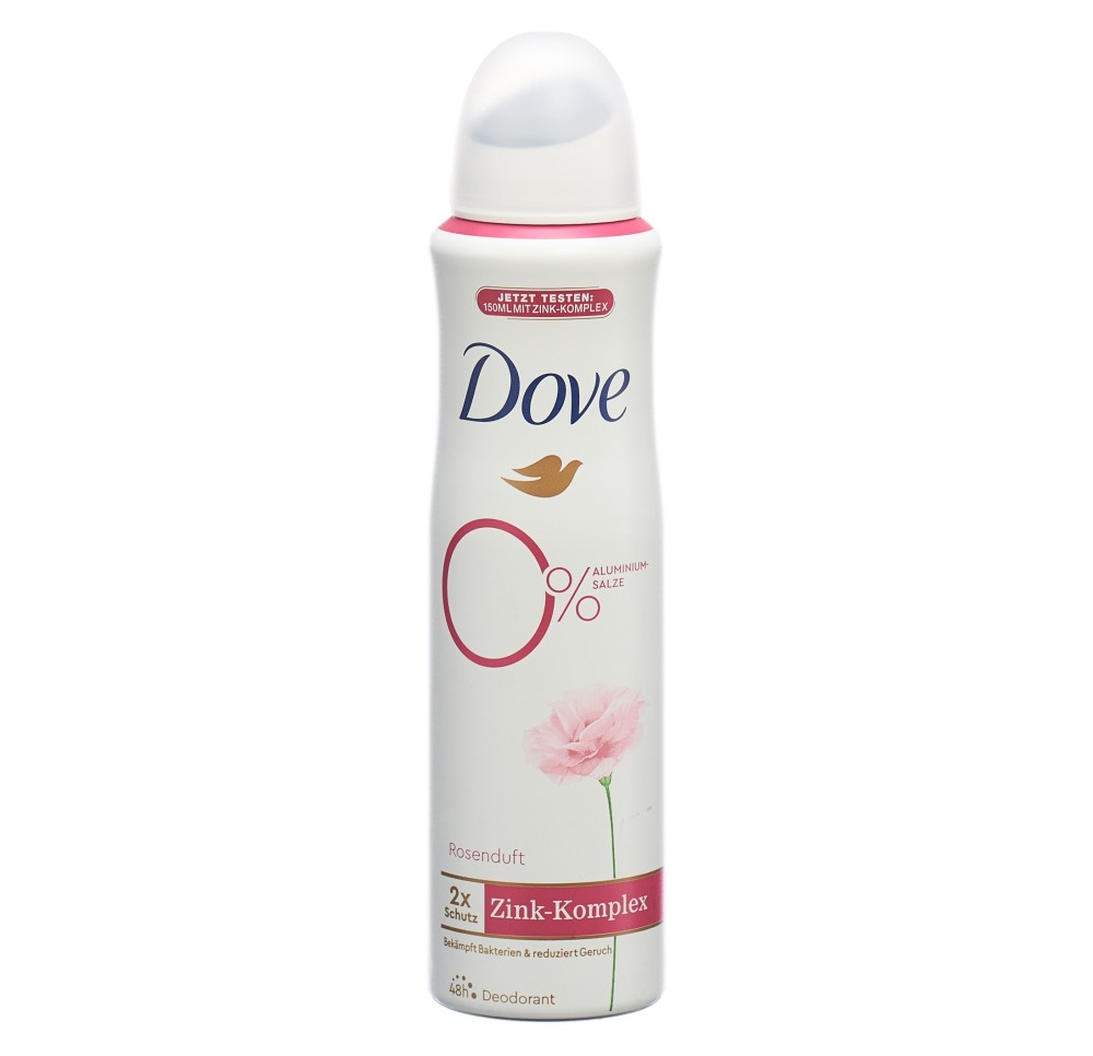 DOVE déo aéros spr 0% rose 150 ml