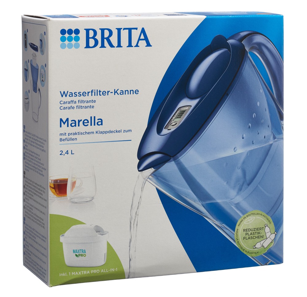 BRITA filtre à eau Marella Maxtra Pro bleu
