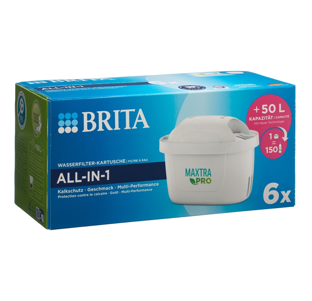 BRITA cartouch filtrant Maxtra Pro All-In-1 6 pce