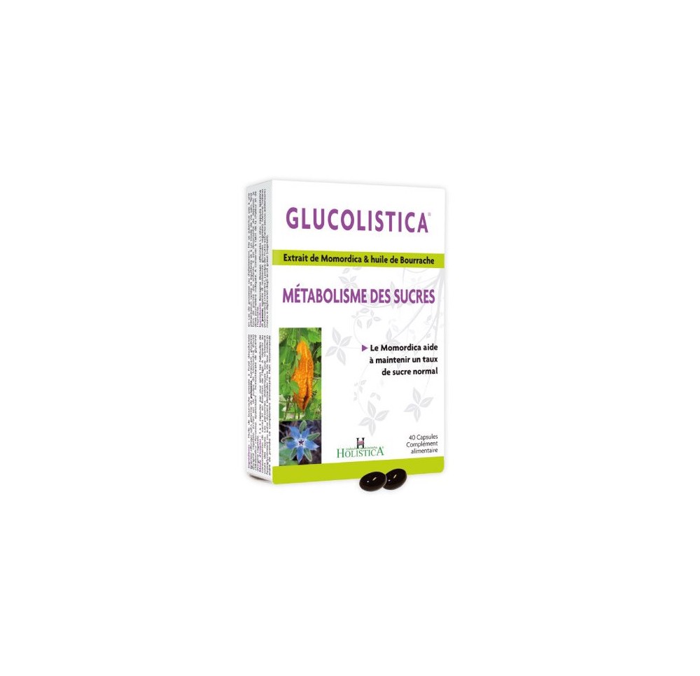 HOLISTICA Glucolistica caps 40 pce