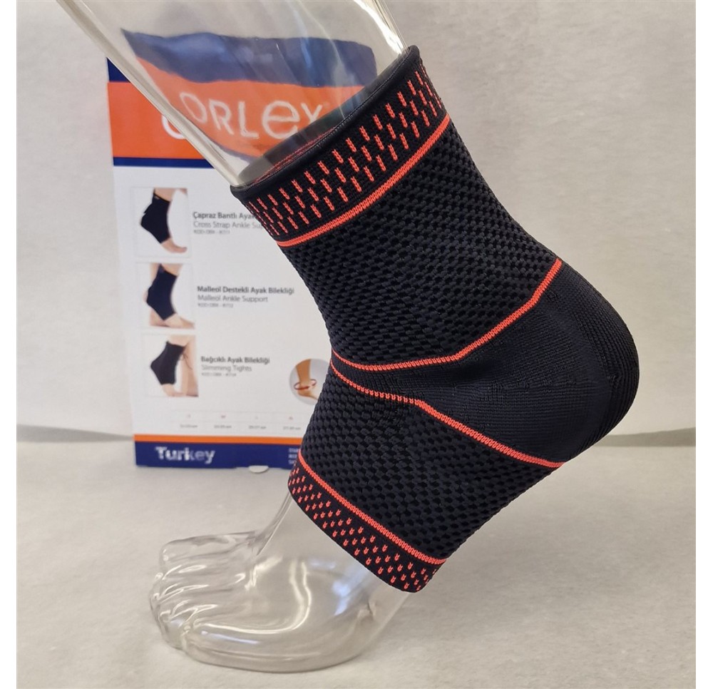 ORLEX support de cheville S en silicone tricoté