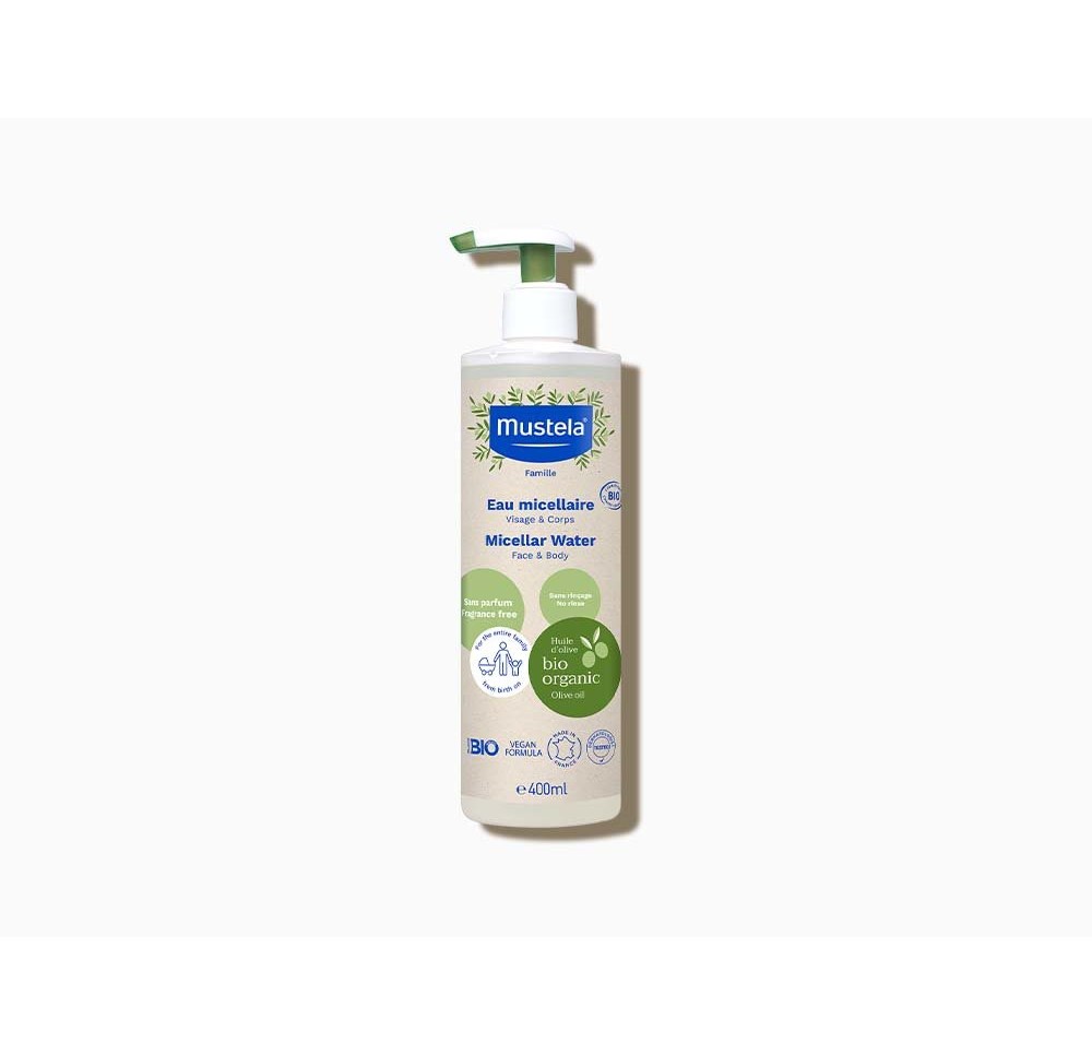 MUSTELA BIO eau micellaire (nouveau) fl 400 ml