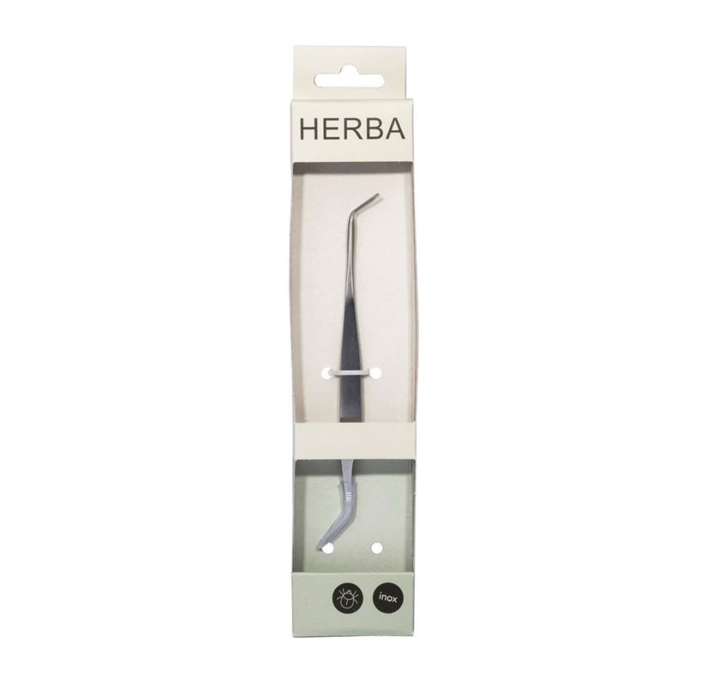 HERBA pincette à tiques 2en1 inox