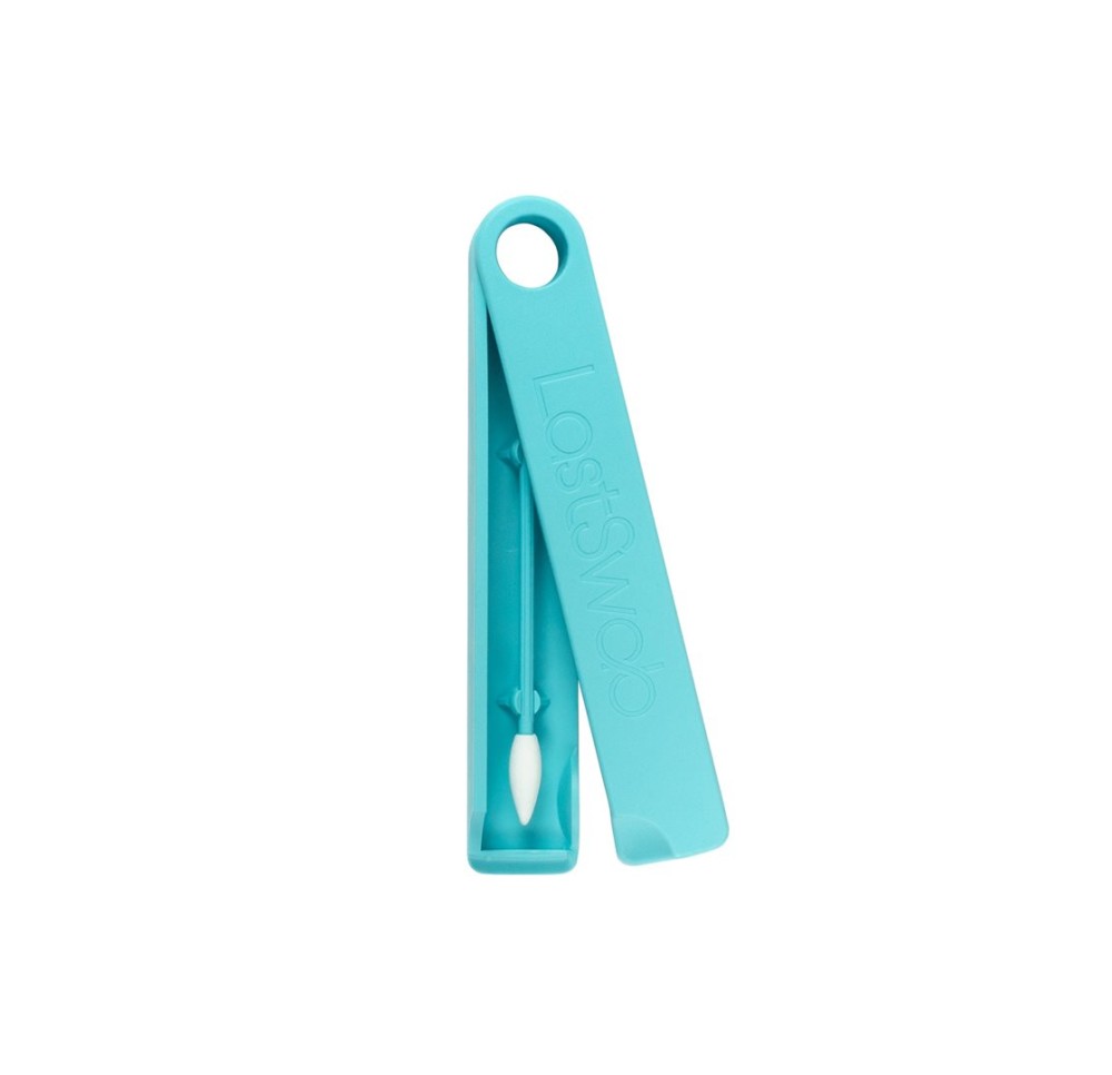 LASTSWAB Disp Beauty coton-tige réutil turq 6pce
